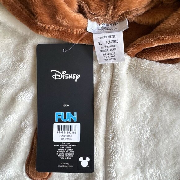 Winnie The Pooh Owl Costume Jumpsuit Halloween Plush Adult Men L, Woman Plus 2X - Picture 14 of 16